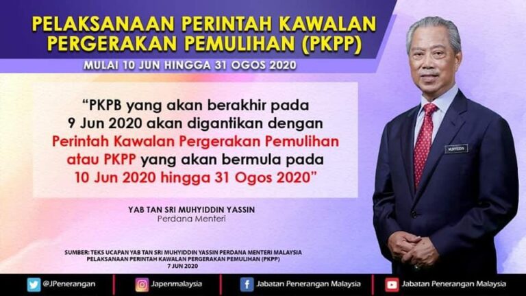 01 pelaksanaan perintah kawalan pergerakan pemuihan pkpp mulai 10 jun hingga 31 ogos 2020